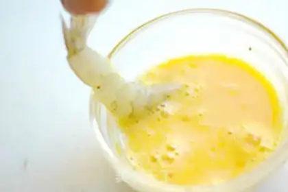Make Butterfly shrimp step 6