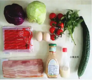 Make Bacon crab sandwich step 5