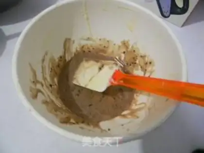 Make walnut-poo-cake roll step 5