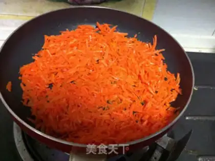 Make Carrot abalone pancakes step 3