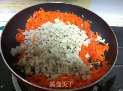 Make Carrot abalone pancakes step 4