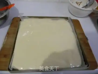 Make walnut-poo-cake roll step 8