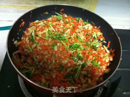 Make Carrot abalone pancakes step 6