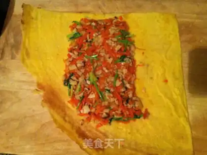 Make Carrot abalone pancakes step 7