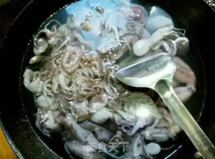 Make Red fire and squid step 1