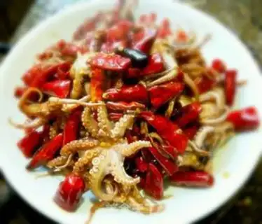 Make Red fire and squid step 7
