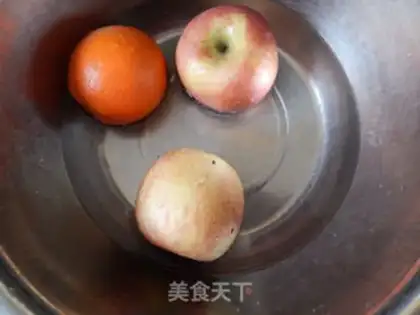 Make Orange apple sauce step 1