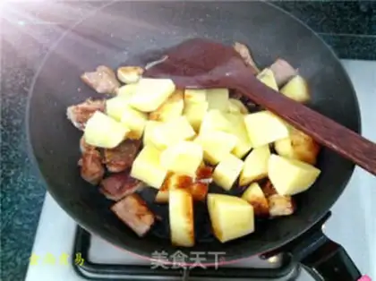 Make Plum chops, potatoes step 6
