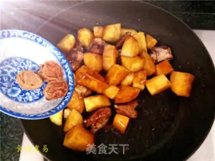Make Plum chops, potatoes step 7