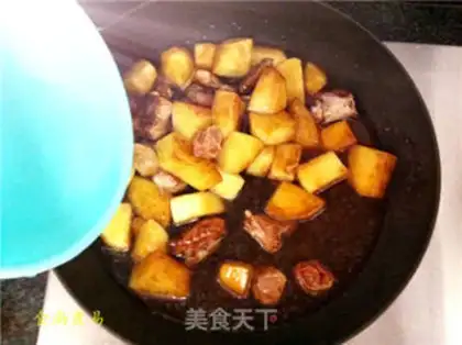 Make Plum chops, potatoes step 8