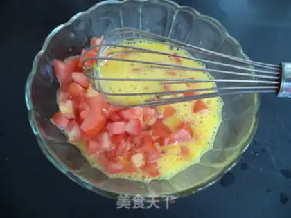 Make Ham tomato egg sandwich step 2