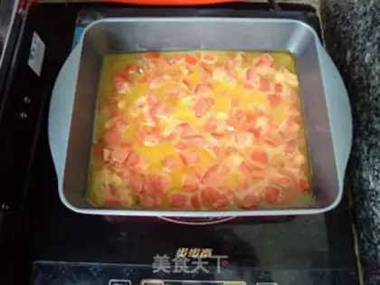 Make Ham tomato egg sandwich step 5
