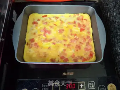 Make Ham tomato egg sandwich step 6
