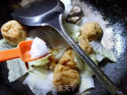 Make Frozen pasta and cabbage step 5