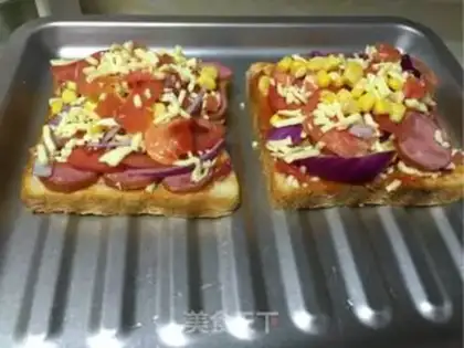 Make Toast pizza step 3