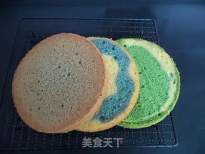 Make Three cream cakes step 11
