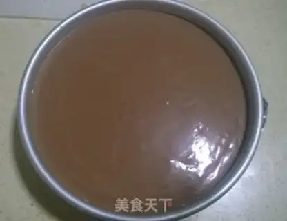 Make Chocolate mousse cake step 21