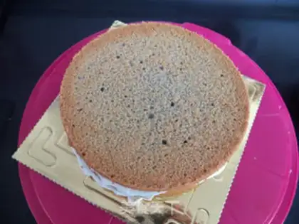 Make Three cream cakes step 14