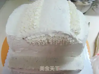 Make Car birthday cake step 30