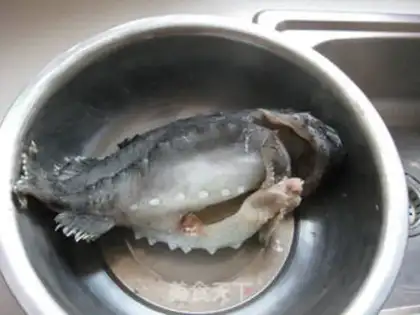 Make Red-burned cucumberfish step 3