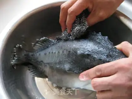 Make Red-burned cucumberfish step 4
