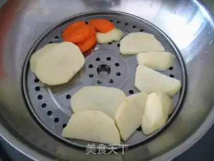 Make Curry mashed potatoes step 2