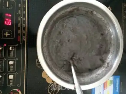 Make Black and white powdered milk step 7