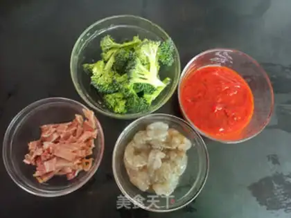 Make Bacon shrimp pizza step 7