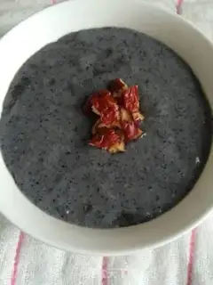 Make Black and white powdered milk step 9