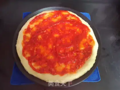 Make Bacon shrimp pizza step 12