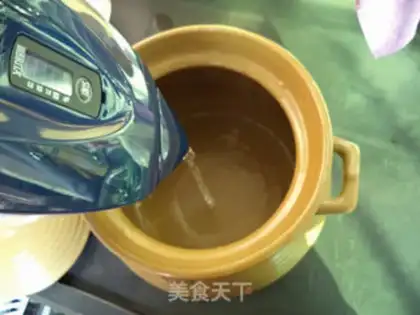 Make Vegetable congee step 1