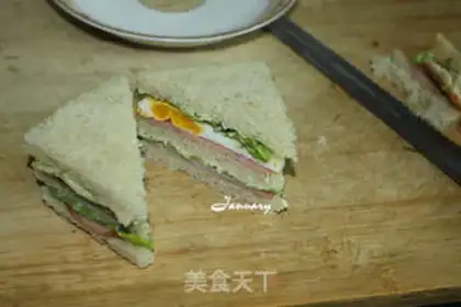 Make Ham sandwich step 5
