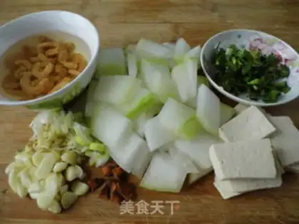 Make The bean curd soup step 1