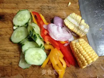 Make Fresh squid Mexican salad step 4