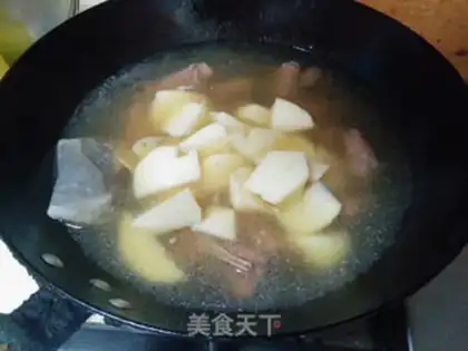 Make Potato stew ribs step 11