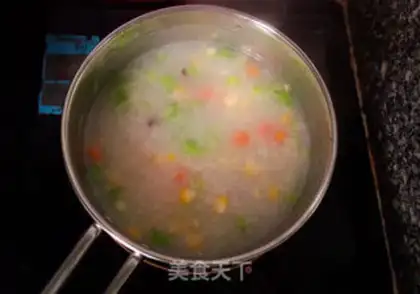 Make Vegetable congee step 10