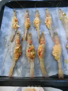 Make Garlic back shrimp step 3