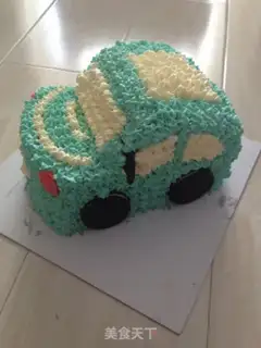 Make Car birthday cake step 17