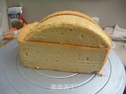 Make Car cake step 2