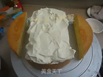 Make Car cake step 4