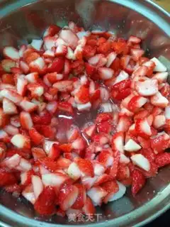 Make No strawberry sauce added step 4