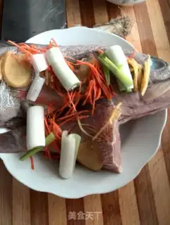 Make Steamed plaster fish step 2