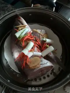 Make Steamed plaster fish step 3