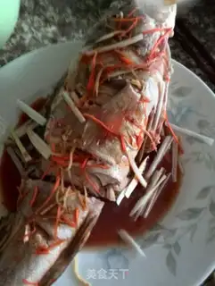 Make Steamed plaster fish step 4