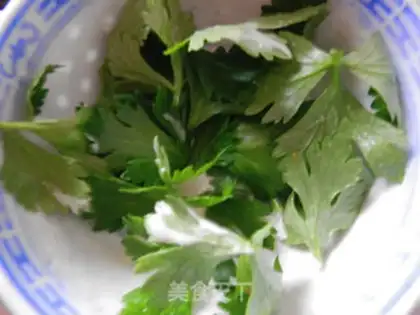 Make Celery leaves step 2