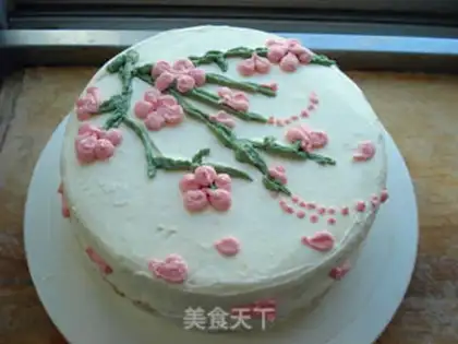 Make Spring plum cake step 18