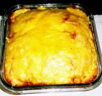 Make Ham eggs pie step 7
