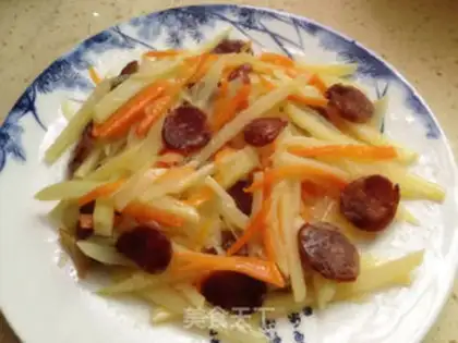 Make Weenie fried silk step 3
