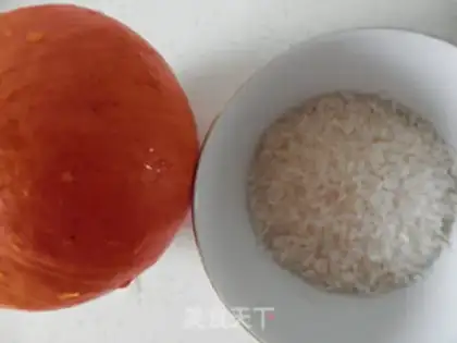 Make Pumpkin rice step 0