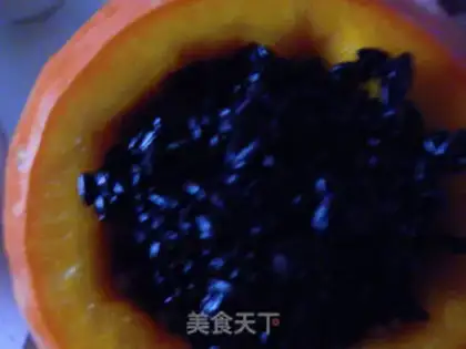 Make Pumpkin black rice step 2